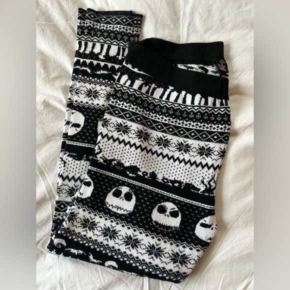 torrid Pants - Torrid Disney The Nightmare Before Christmas Black Fair Isle Sweater Legging